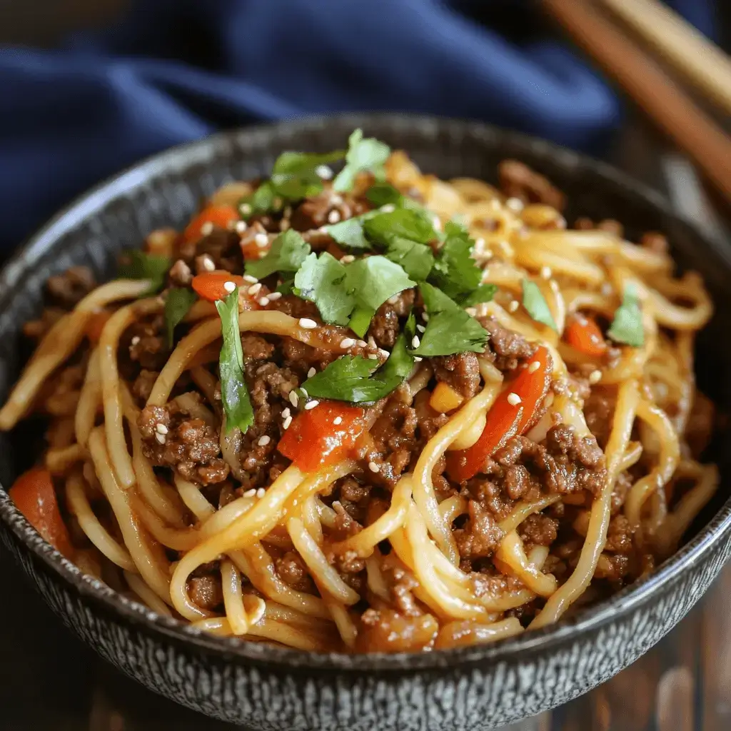 What Are Mongolian Noodles Made Of?