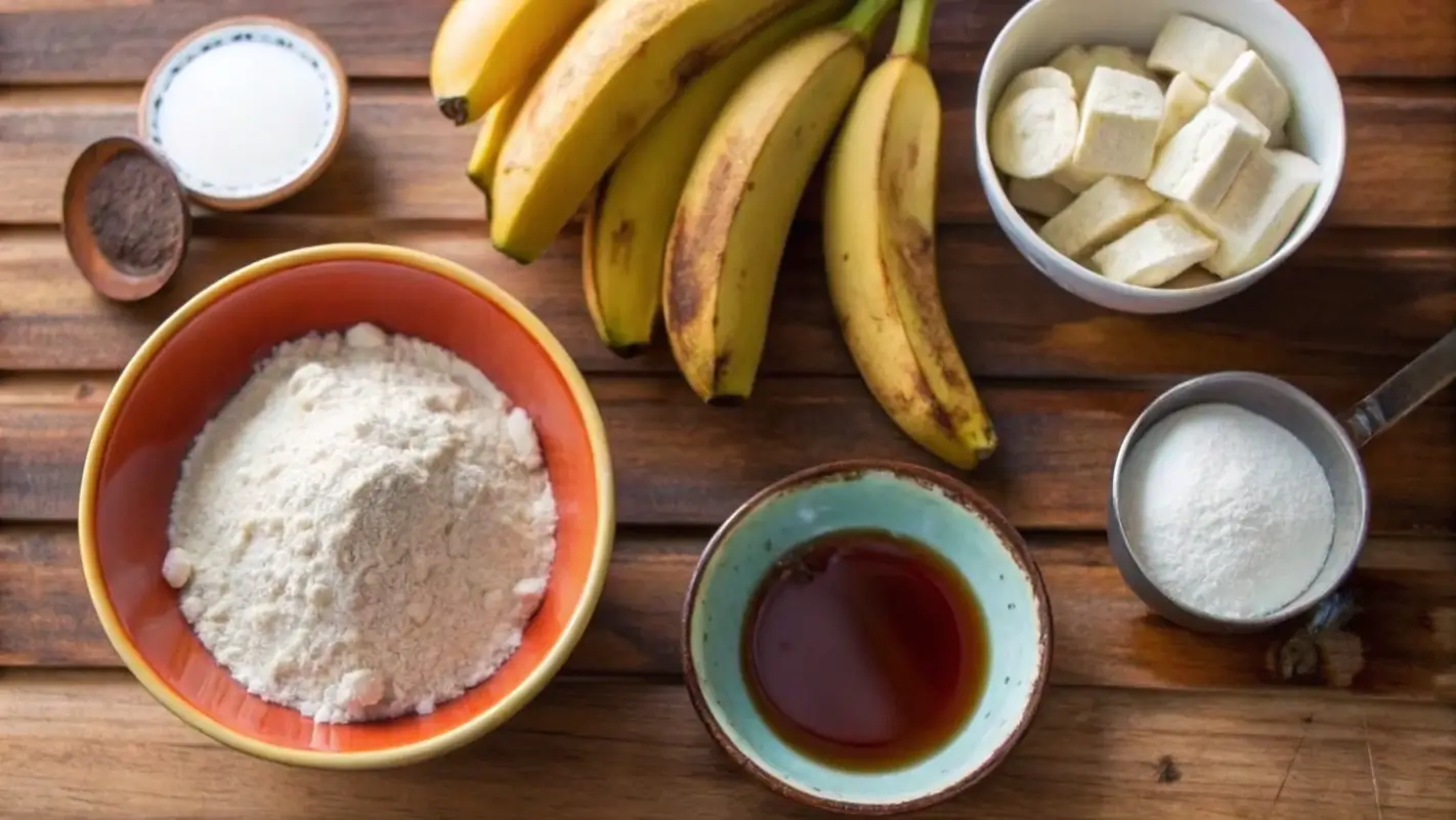 Sweet Plantain Empanada Ingredients A Vibrant Flat Lay